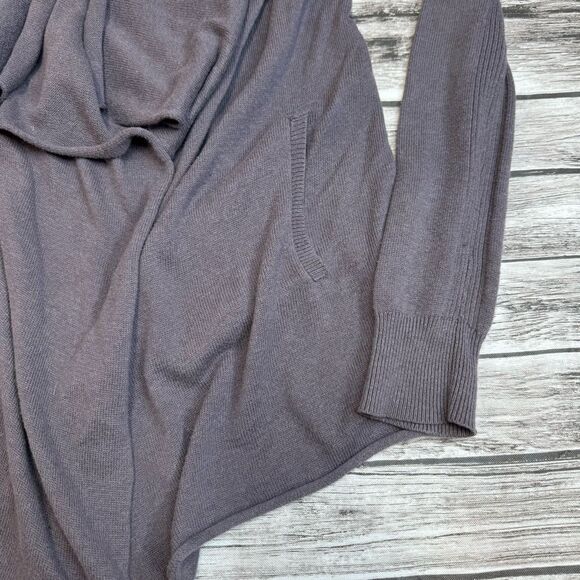 ALLOY APPAREL Women's Long Sleeve Open Cardigan MT M Med Medium TALL Grey Gray - Picture 7 of 11